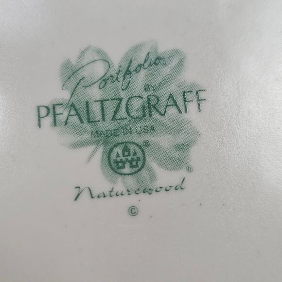 Large Trivet 8" X 8" Portfolio Pfaltzgraff Naturewood Garden Discontinued Design - Picture 7 of 7